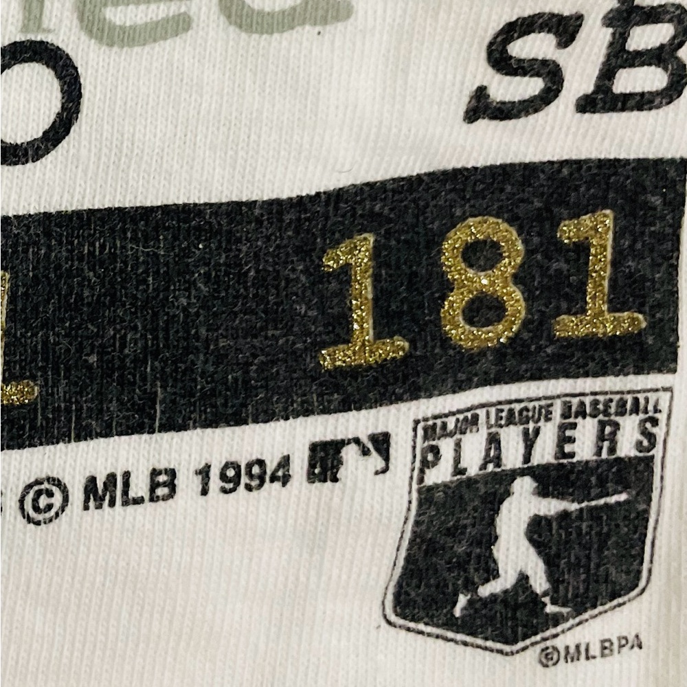 VTG 1990s Toronto Blue Jays Joe Carter pre owned graphic t shirt World Series - Picture 14 of 14
